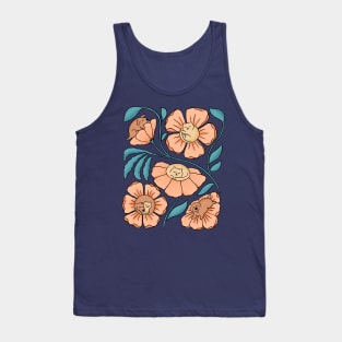 Cats and dogs flowers Tank Top